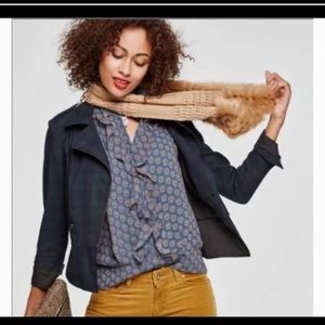 CAbi #3275 Teal Medallion Reign Blouse Top Tank Size Large